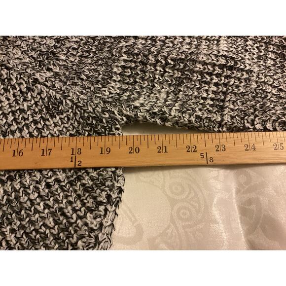 GRECERELLE Womens Turtleneck Sweaters Chunky Long Sleeve size S black & white - Picture 7 of 9